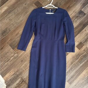 Elegant Navy Blue Dress